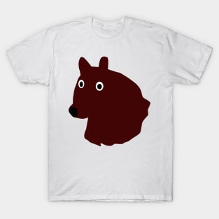 vector illustration of a bear T-Shirt